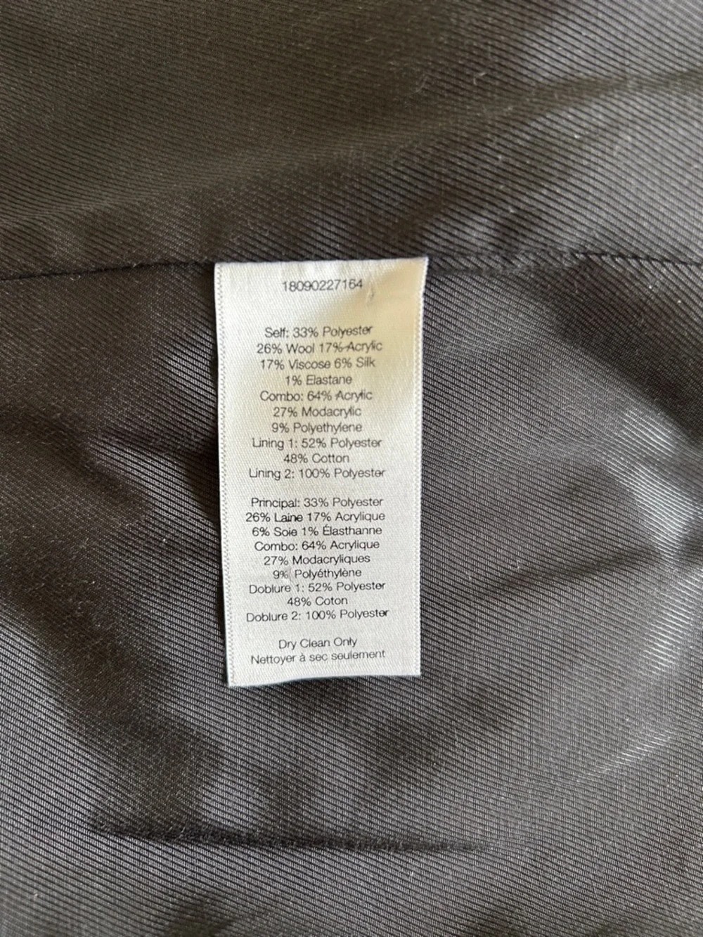 Veronica Beard Gray Cropped Wool-Blend Jacket - Picture 4 of 5